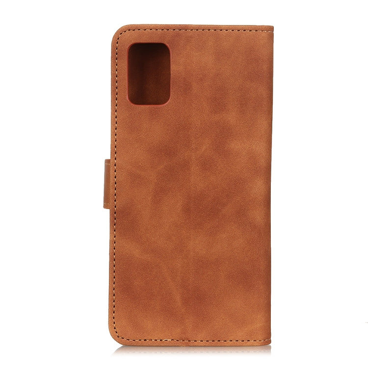 For Galaxy S20 Retro Texture PU + TPU Horizontal Flip Leather Case with Holder & Card Slots & Wallet(Brown) by buy2fix