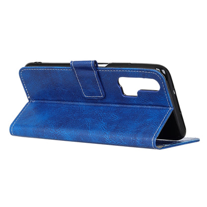 For Galaxy S20 Retro Crazy Horse Texture Horizontal Flip Leather Case with Holder & Card Slots & Photo Frame & Wallet(Blue) by buy2fix