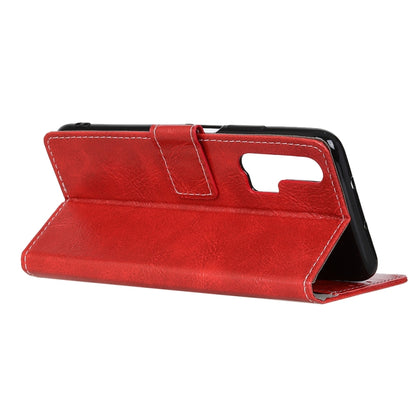 For Galaxy S20 Ultra Retro Crazy Horse Texture Horizontal Flip Leather Case with Holder & Card Slots & Photo Frame & Wallet(Red) by buy2fix