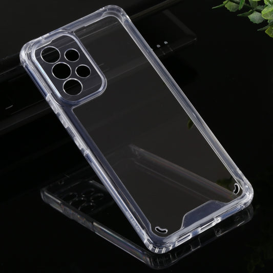 For Samsung Galaxy A53 5G Four-corner Transparent TPU + PC Phone Case - Galaxy Phone Cases by buy2fix | Online Shopping UK | buy2fix
