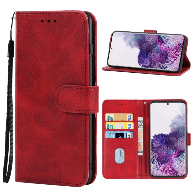 For Samsung Galaxy S20+ Leather Phone Case(Red) by buy2fix