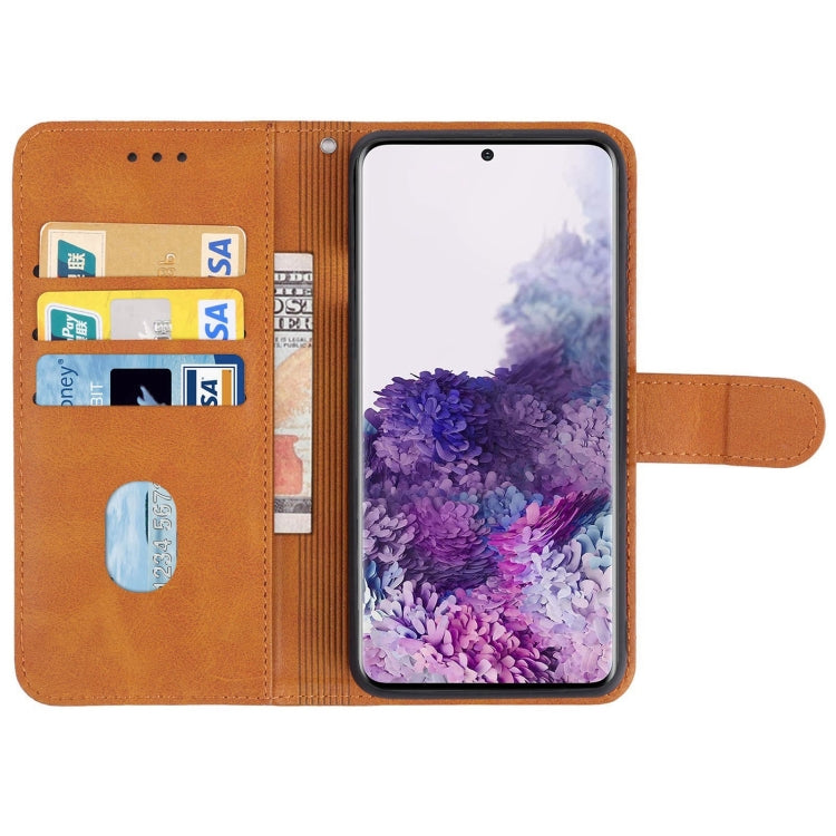 For Samsung Galaxy S20+ Leather Phone Case(Brown) by buy2fix