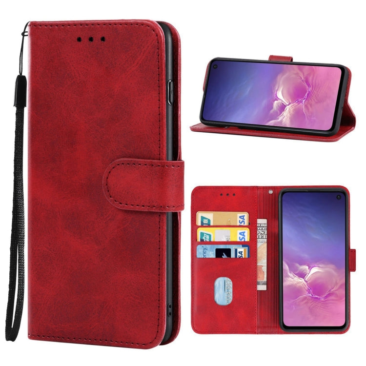 For Samsung Galaxy S10e Leather Phone Case(Red) by buy2fix