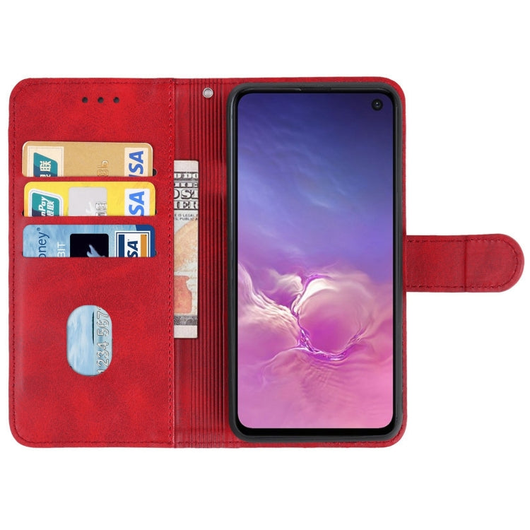 For Samsung Galaxy S10e Leather Phone Case(Red) by buy2fix