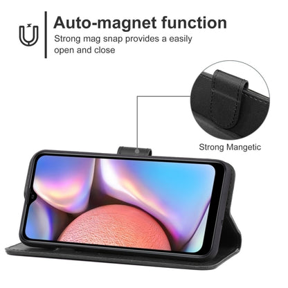 For Samsung Galaxy A10s / M01s Leather Phone Case(Black) by buy2fix