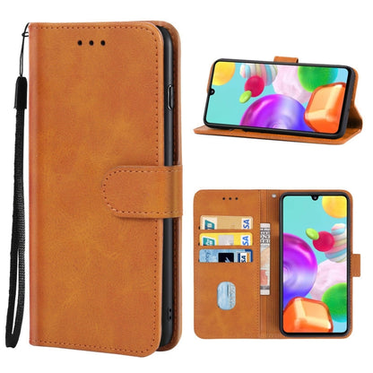 For Samsung Galaxy A41 EU Version Leather Phone Case(Brown) by buy2fix