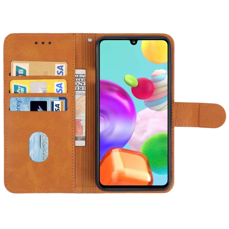 For Samsung Galaxy A41 EU Version Leather Phone Case(Brown) by buy2fix