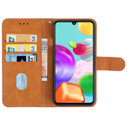 For Samsung Galaxy A41 EU Version Leather Phone Case(Brown) by buy2fix