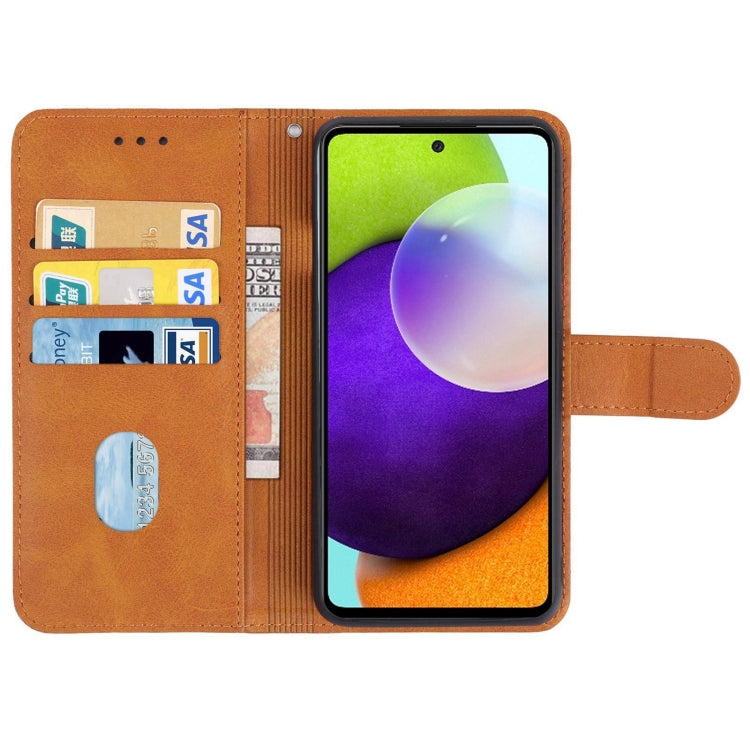 For Samsung Galaxy A52 4G / 5G Leather Phone Case(Brown) by buy2fix