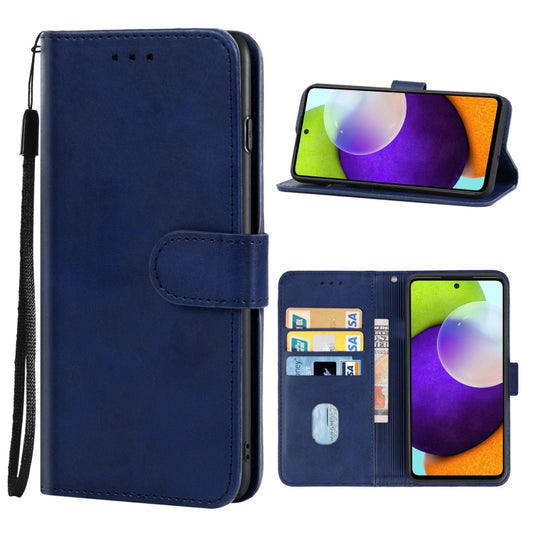 For Samsung Galaxy A52 4G / 5G Leather Phone Case(Blue) by buy2fix