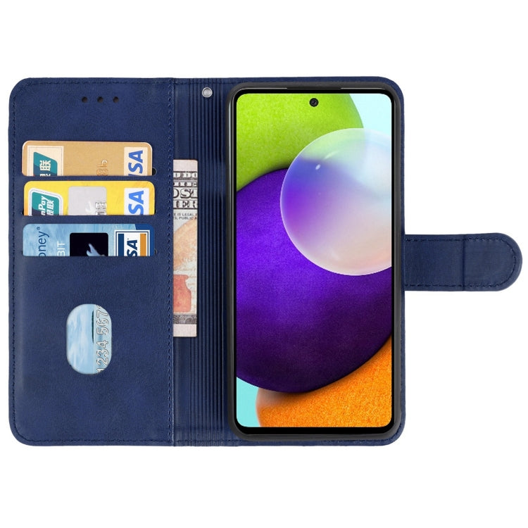 For Samsung Galaxy A52 4G / 5G Leather Phone Case(Blue) by buy2fix