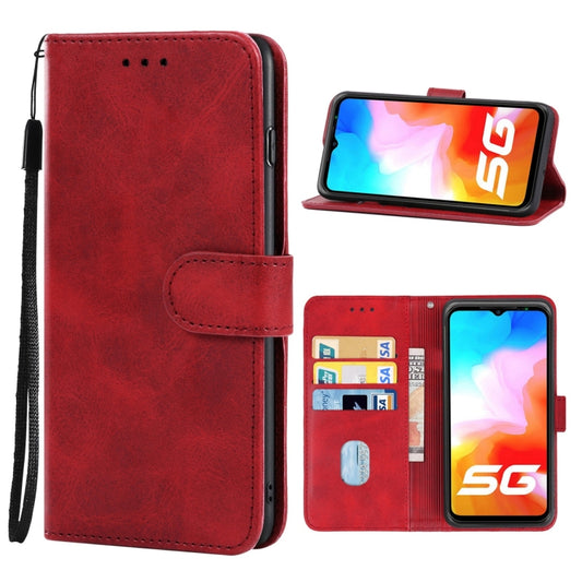 For Ulefone Armor 12 5G / 12S Leather Phone Case(Red) - Ulefone Cases by buy2fix | Online Shopping UK | buy2fix