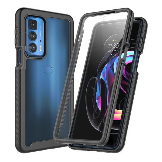 For Motorola Edge 20 Pro Starry Sky PC + TPU Phone Case with PET Film(Black) - Motorola Cases by buy2fix | Online Shopping UK | buy2fix