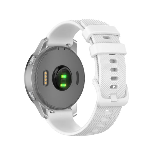For Garmin Silicone Smart Watch Watch Band, Size:18mm Universal(White) - Watch Bands by buy2fix | Online Shopping UK | buy2fix