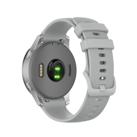 For Garmin Silicone Smart Watch Watch Band, Size:22mm Universal(Grey)