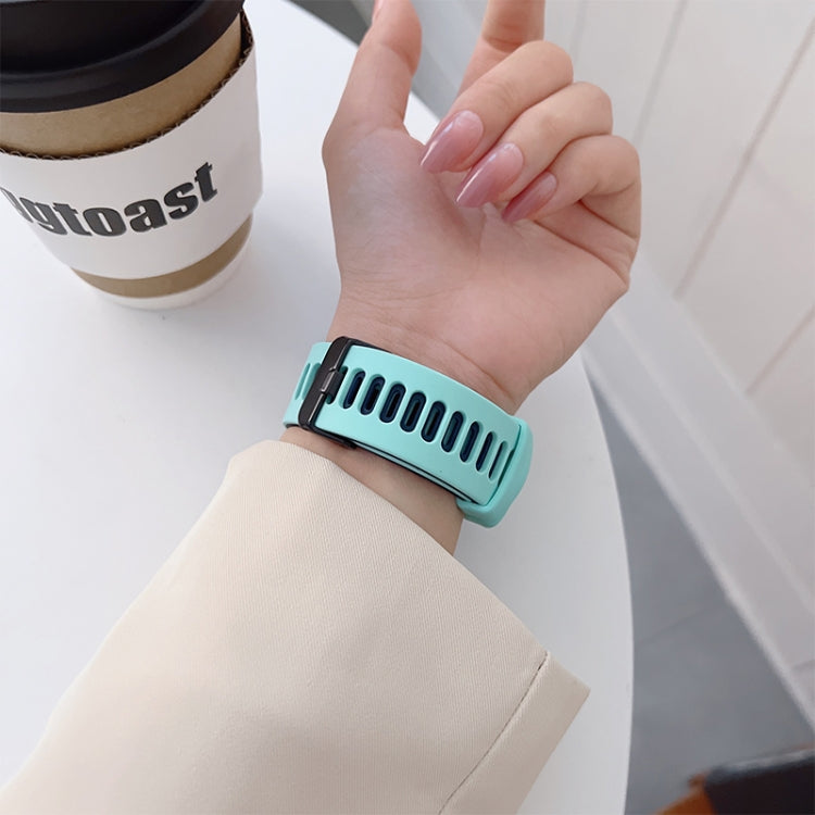 Silicone Watch Band For Apple Watch Ultra 49mm&Watch Ultra 2 49mm / Series 9&8&7 45mm / SE 3&SE 2&6&SE&5&4 44mm / 3&2&1 42mm(Black + Red) by buy2fix