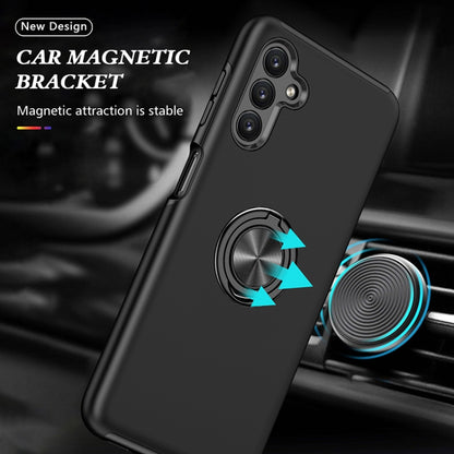 For Samsung Galaxy A13 5G PC + TPU Magnetic Phone Case with Invisible Ring Holder(Black) by buy2fix