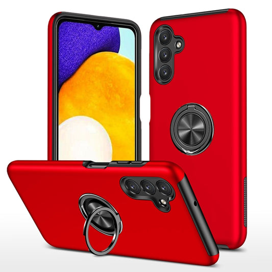 For Samsung Galaxy A13 5G PC + TPU Magnetic Phone Case with Invisible Ring Holder(Red) by buy2fix