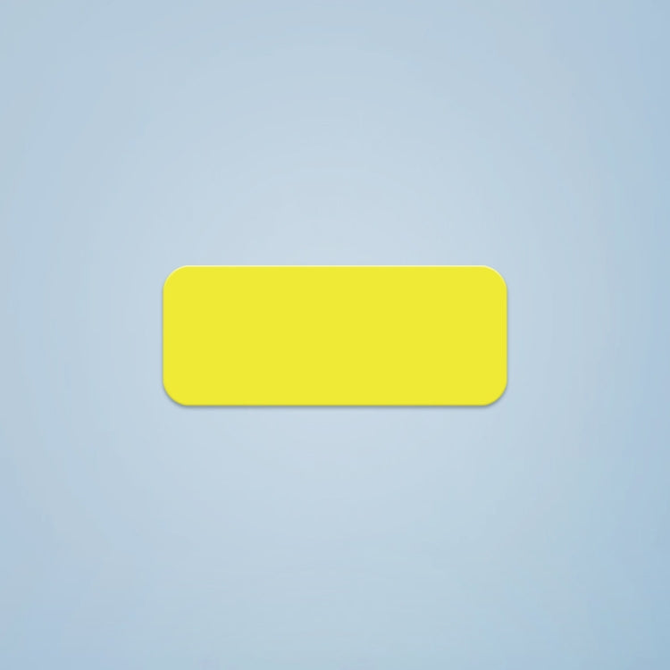 10 x 25mm 240 Sheets Thermal Printing Label Paper Stickers For NiiMbot D101 / D11(Yellow) by buy2fix