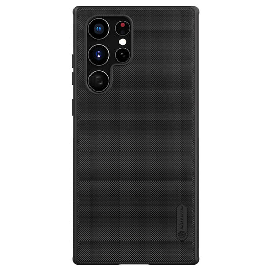 For Samsung Galaxy S22 Ultra 5G NILLKIN Super Frosted Shield Pro PC + TPU Phone Case(Black) - Galaxy S22 Ultra 5G Cases by NILLKIN | Online Shopping UK | buy2fix
