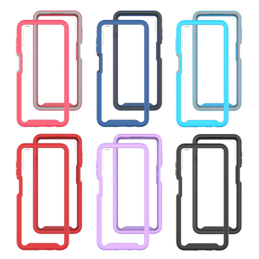 For Samsung Galaxy A13 5G/A04s Starry Sky Solid Color Series Shockproof PC + TPU Protective Phone Case(Light Blue) by buy2fix