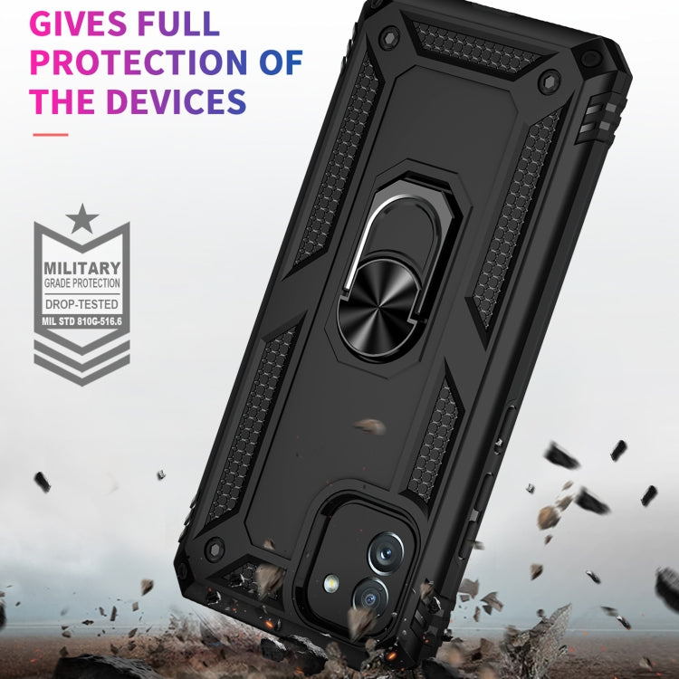 For Samsung Galaxy A03 164mm Version Shockproof TPU + PC Phone Case(Black) - Galaxy Phone Cases by buy2fix | Online Shopping UK | buy2fix