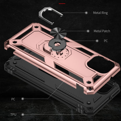 For Samsung Galaxy A03 164mm Version Shockproof TPU + PC Phone Case(Rose Gold) by buy2fix