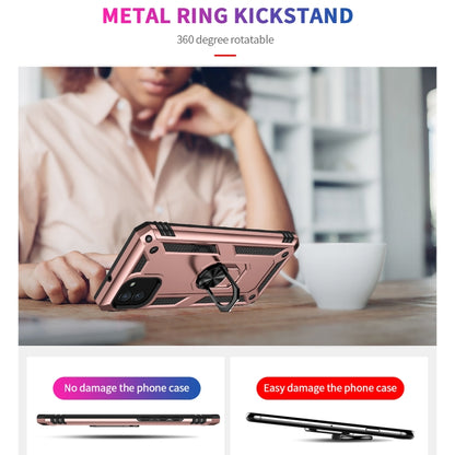 For Samsung Galaxy A03 164mm Version Shockproof TPU + PC Phone Case(Rose Gold) by buy2fix