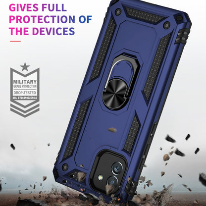 For Samsung Galaxy A03 166mm Version Shockproof TPU + PC Phone Case(Blue) by buy2fix