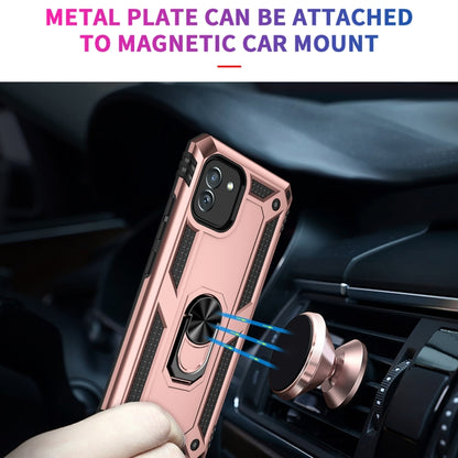 For Samsung Galaxy A03 166mm Version Shockproof TPU + PC Phone Case(Rose Gold) by buy2fix