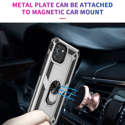 For Samsung Galaxy A03 166mm Version Shockproof TPU + PC Phone Case(Silver) by buy2fix