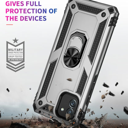 For Samsung Galaxy A03 166mm Version Shockproof TPU + PC Phone Case(Silver) by buy2fix