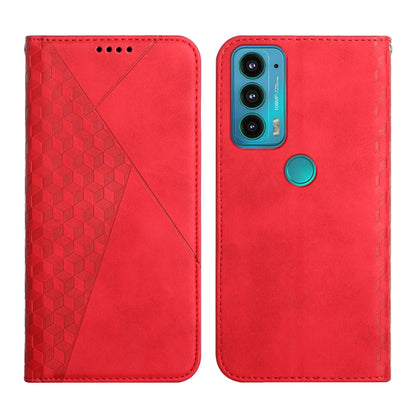 For Motorola Edge 20 Skin Feel Magnetic Leather Phone Case(Red) by buy2fix