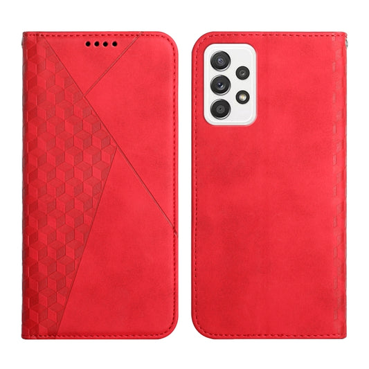 For Samsung Galaxy A33 5G Skin Feel Magnetic Leather Phone Case(Red) by buy2fix