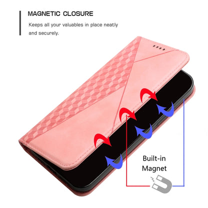 For Samsung Galaxy A33 5G Skin Feel Magnetic Leather Phone Case(Rose Gold) by buy2fix