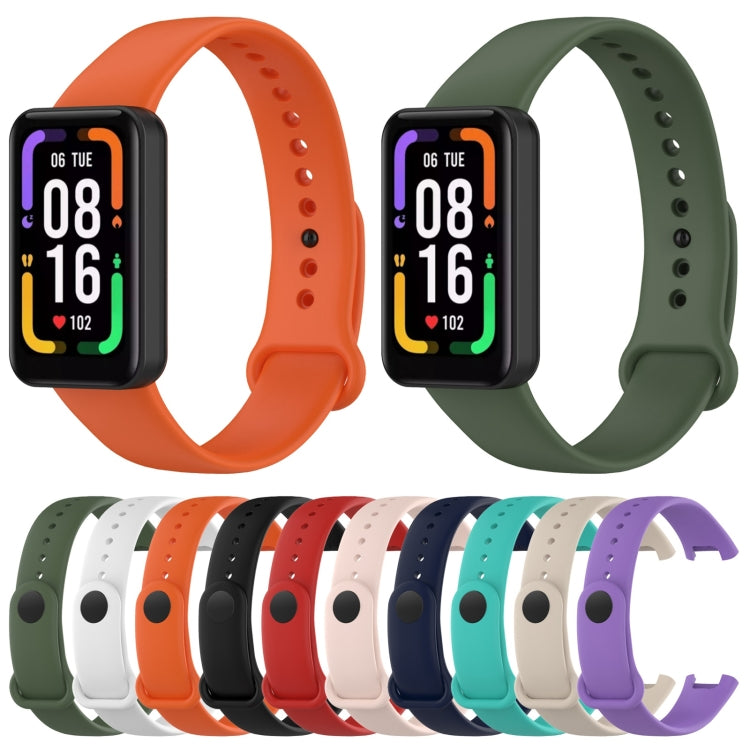 For Xiaomi Redmi Smart Band Pro Silicone Watch Band(Black) - Watch Bands by buy2fix | Online Shopping UK | buy2fix