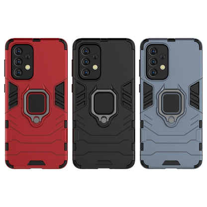 For Samaung Galaxy A33 5G PC + TPU Shockproof Protective Phone Case with Magnetic Ring Holder(Red) by buy2fix