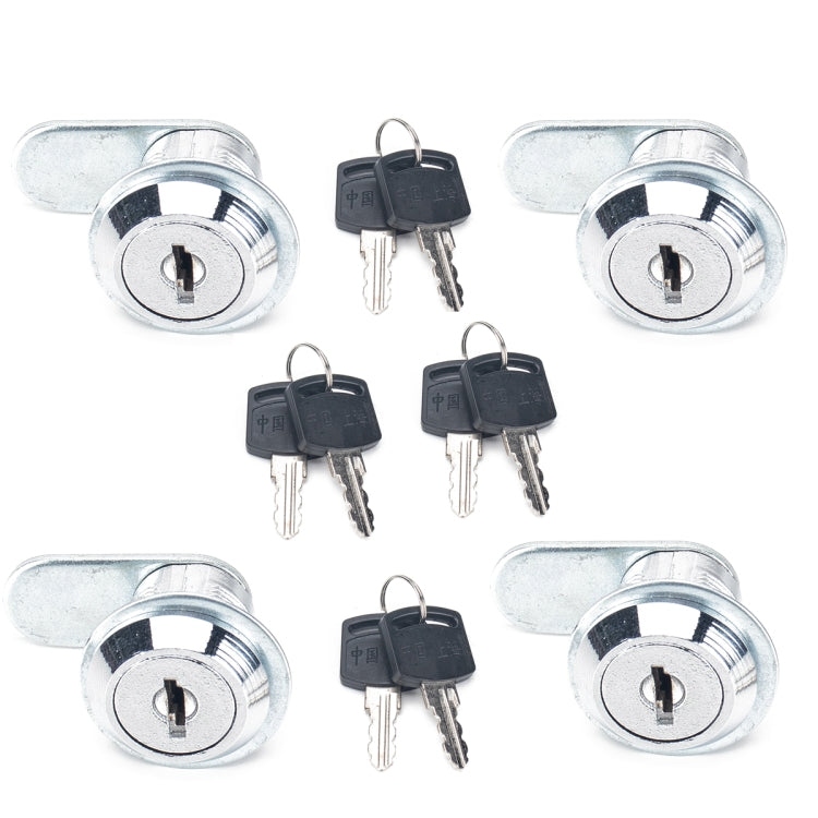A2922-02 4pcs 15mm Cylinder Drawer & Cabinet Lock Cam Locks - Locks & Hasps by buy2fix | Online Shopping UK | buy2fix