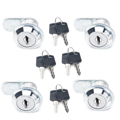 A2922-02 4pcs 15mm Cylinder Drawer & Cabinet Lock Cam Locks - Locks & Hasps by buy2fix | Online Shopping UK | buy2fix