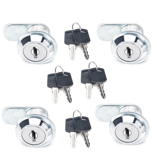 A2922-02 4pcs 15mm Cylinder Drawer & Cabinet Lock Cam Locks - Locks & Hasps by buy2fix | Online Shopping UK | buy2fix