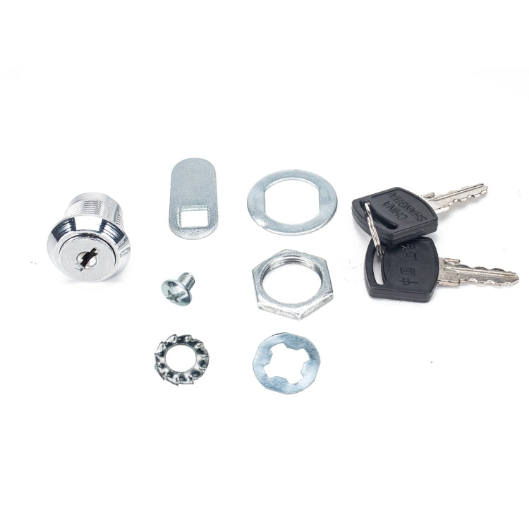 A2922-02 4pcs 15mm Cylinder Drawer & Cabinet Lock Cam Locks - Locks & Hasps by buy2fix | Online Shopping UK | buy2fix