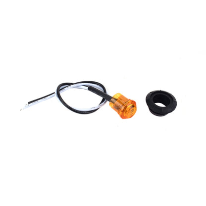 A5011 Amber Light 10 in 1 Truck Trailer LED Round Side Marker Lamp - Warning Lights by buy2fix | Online Shopping UK | buy2fix
