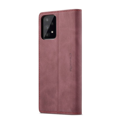 For Samsung Galaxy A33 5G CaseMe 013 Multifunctional Horizontal Flip Leather Phone Case(Wine Red) by CaseMe