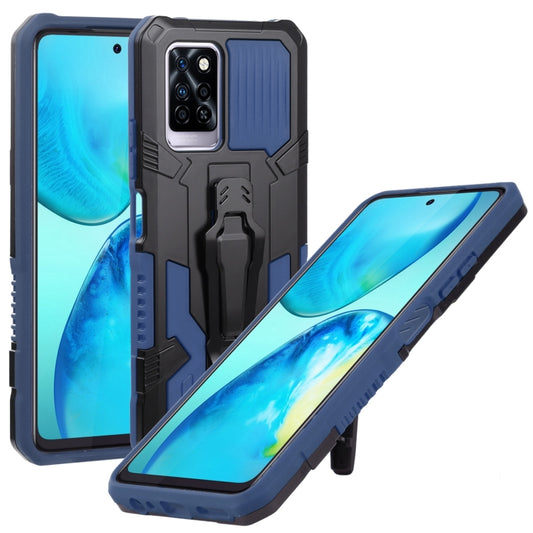 For Infinix Note 10 Pro Armor Warrior Shockproof PC + TPU Phone Case(Blue) - Infinix Cases by buy2fix | Online Shopping UK | buy2fix
