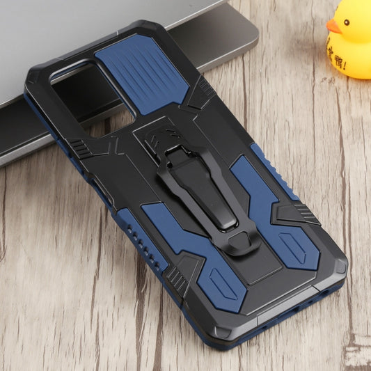 For Infinix Note 10 Pro Armor Warrior Shockproof PC + TPU Phone Case(Blue) - Infinix Cases by buy2fix | Online Shopping UK | buy2fix