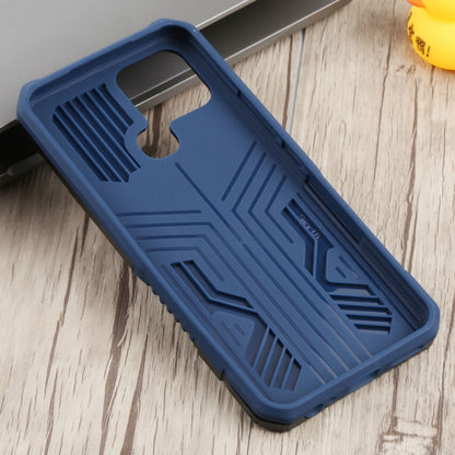 For Infinix Smart 6 Armor Warrior Shockproof PC + TPU Phone Case(Blue) - Infinix Cases by buy2fix | Online Shopping UK | buy2fix