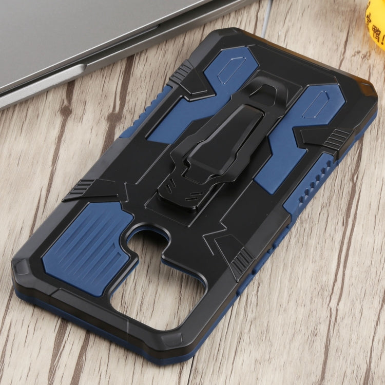 For Infinix Smart 6 Armor Warrior Shockproof PC + TPU Phone Case(Blue) - Infinix Cases by buy2fix | Online Shopping UK | buy2fix
