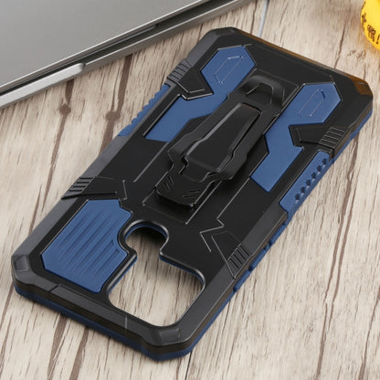 For Infinix Smart 6 Armor Warrior Shockproof PC + TPU Phone Case(Blue) - Infinix Cases by buy2fix | Online Shopping UK | buy2fix