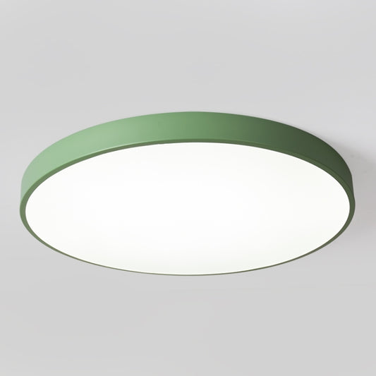 Macaron LED Round Ceiling Lamp, Stepless Dimming, Size:23cm(Green) by buy2fix