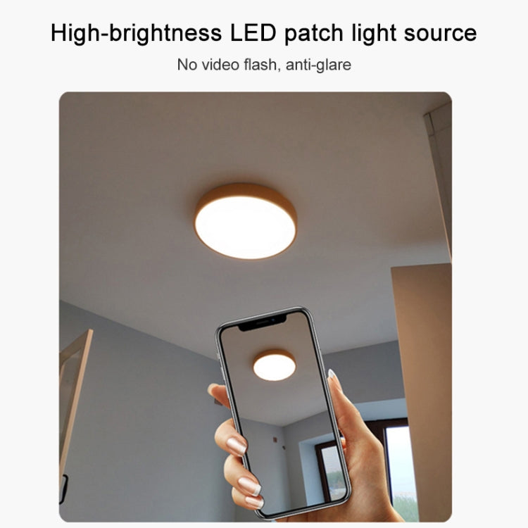Macaron LED Round Ceiling Lamp, Stepless Dimming, Size:30cm(White) - Celling Lights & Chandeliers by buy2fix | Online Shopping UK | buy2fix